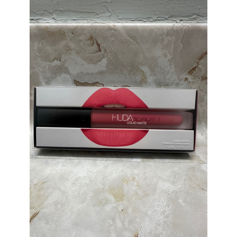 HUDA BEAUTY Liquid Matte Lipstick Gossip Gurl 0.17 oz‎ New Sealed